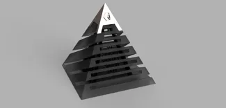 3dpi award - the mystery of the pyramid