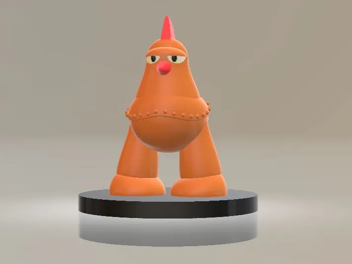 HEN TOY 3D PRINTABLE MODEL