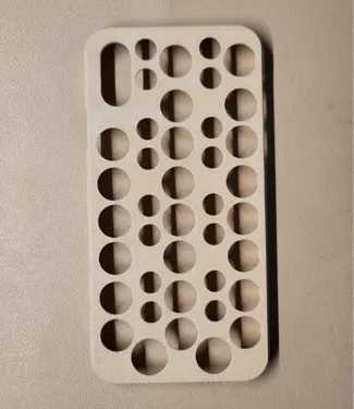 iPhone xs case 散热手机壳(圆形序列镂空)