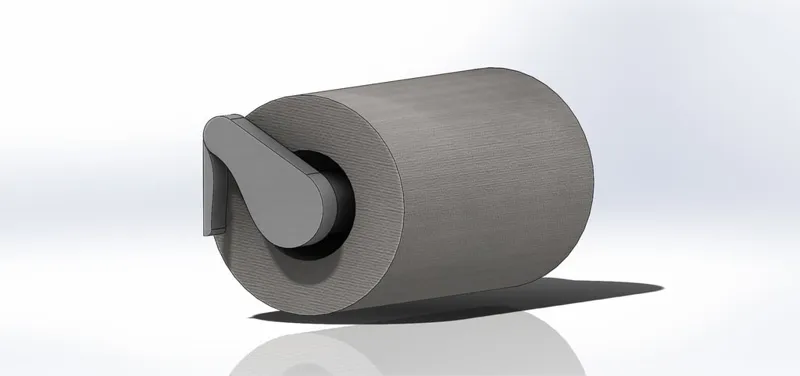 Command Strip Pivoting Paper Towel Holder