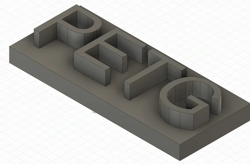 PETG TEST PRINT