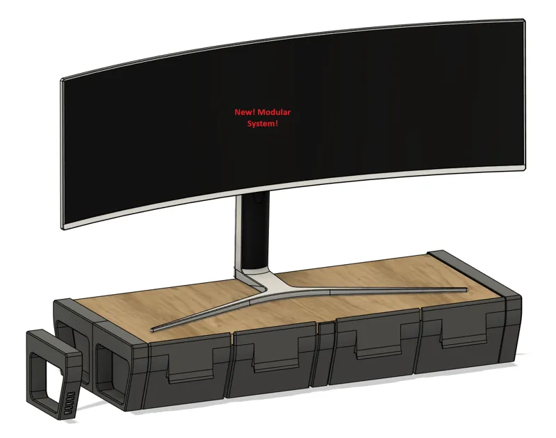 Desk organizer and monitor raiser