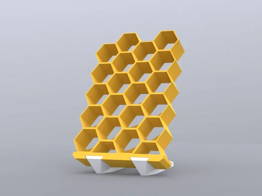 Hongtian 20ml Water-Based Paint 20-Grid Honeycomb Storage Rack for A1 ...