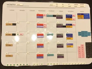 Chores, magnets for monthly-calendar