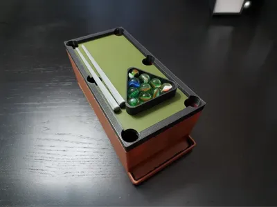 mini desk pool table