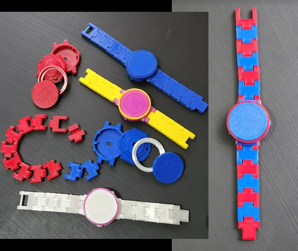 Fidget Watch - Free 3D Print Model - MakerWorld