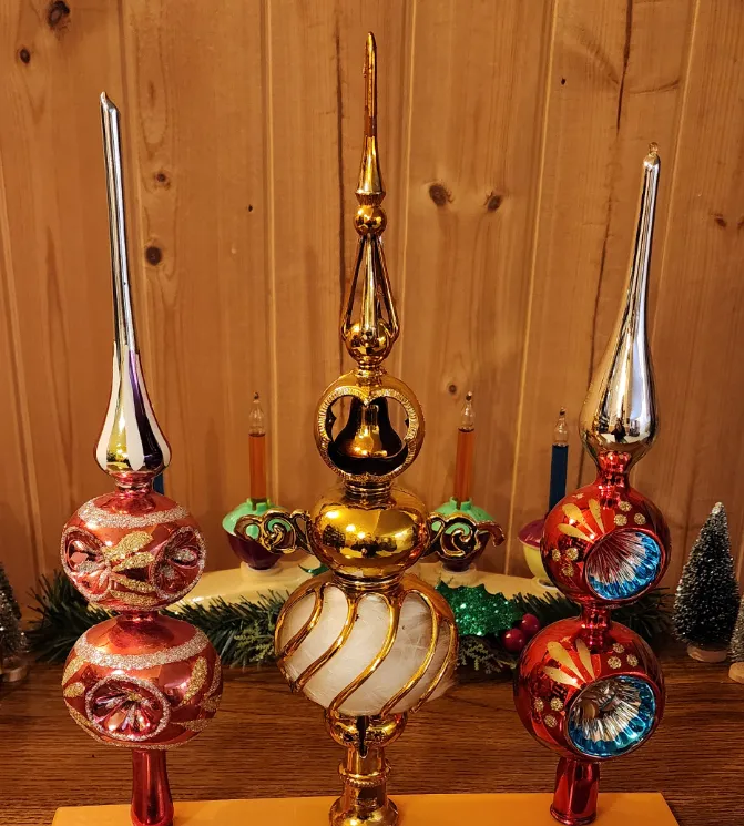 Vintage Christmas Tree Topper Stand