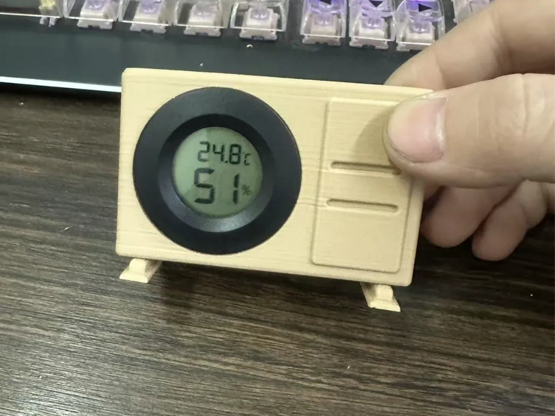 拓竹圆形温湿度计空调外机支架1
