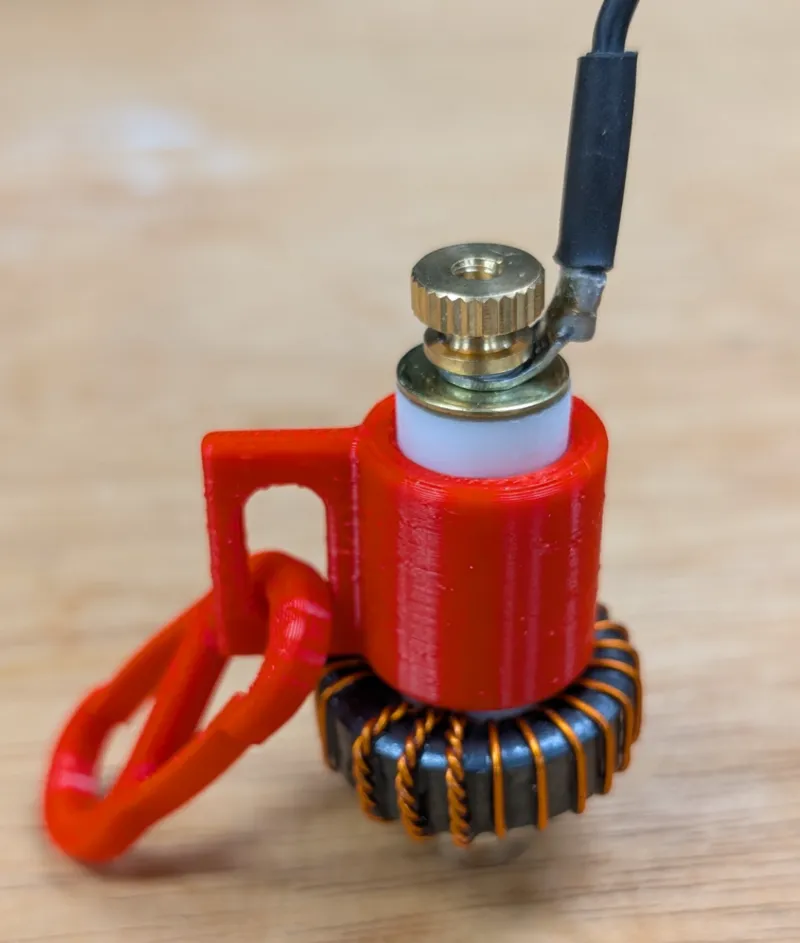 Mounting collar for Spark Plug Gear 50W EFHW unun