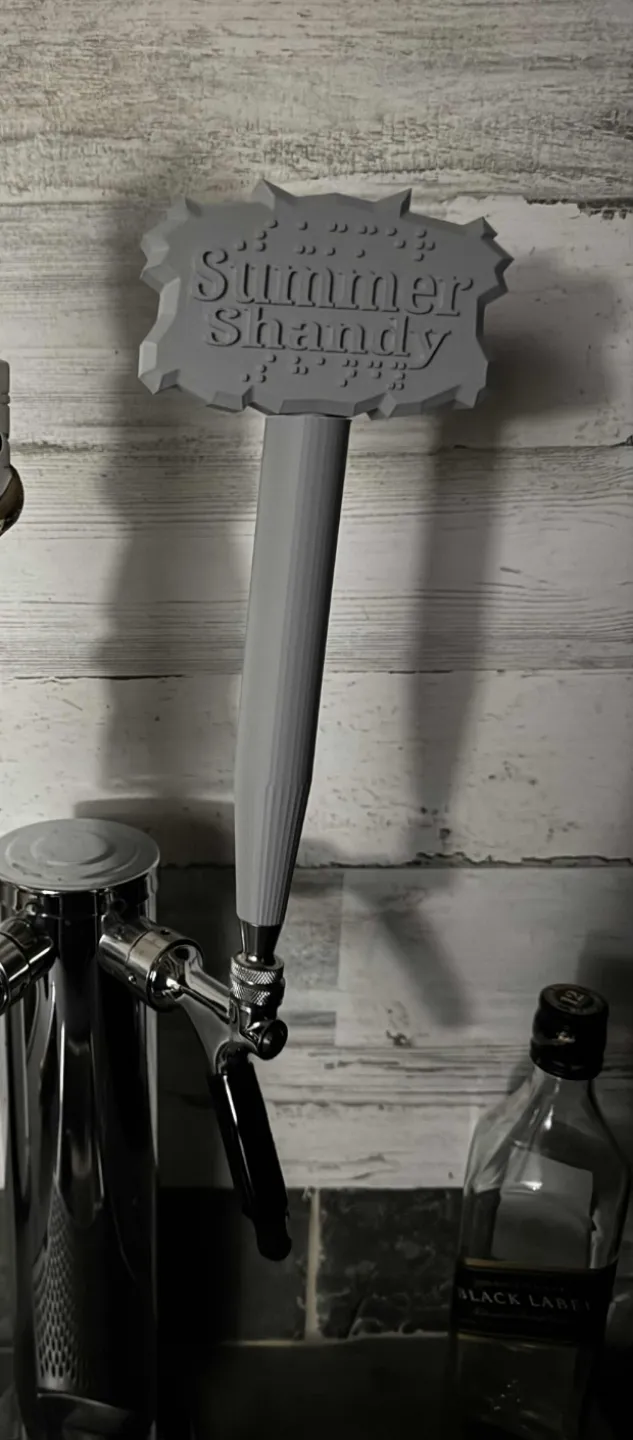 Beer Tap Handle and Topper