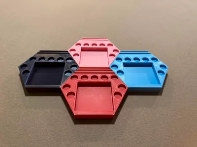 Catan Holder made for 3D Printed Version of Catan