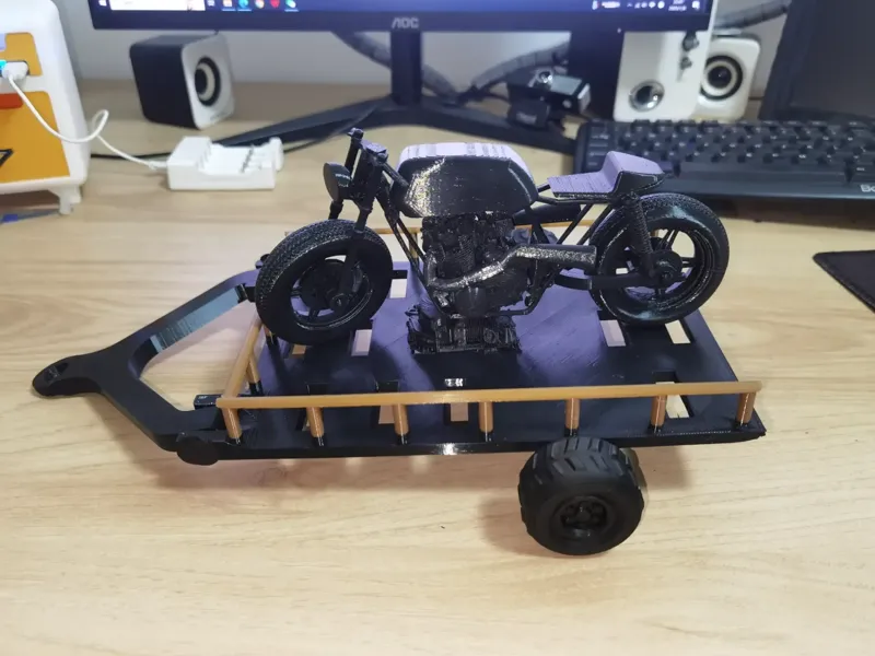 1:10、1:12RC遥控车后挂拖车