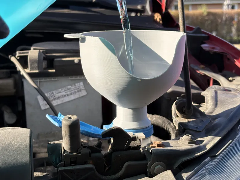 Windshield washer fluid funnel, VW/Audi/Skoda/Seat