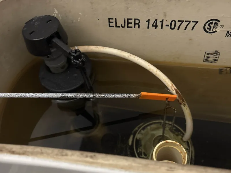 Flush arm partial replacement