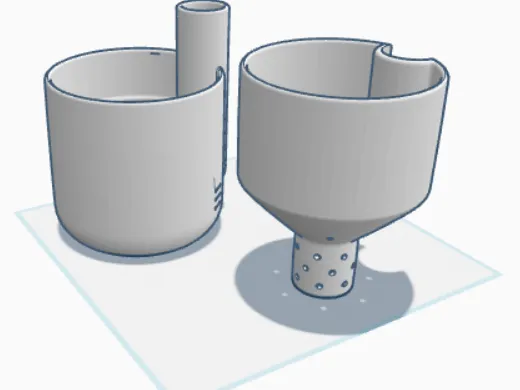 Self watering planter