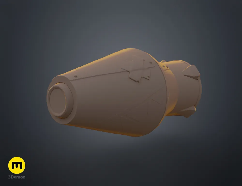 Arcane Jinx rocket container by 3Demon - MakerWorld