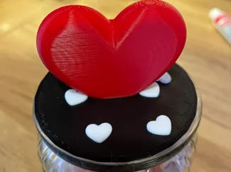 Heart Shape Jar lid