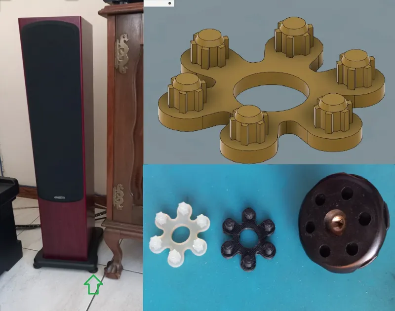 Monitor Audio Speaker soft silicone feet replace