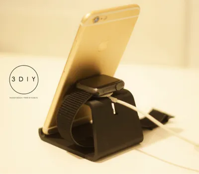 Minimalist Phone and Watch Stand