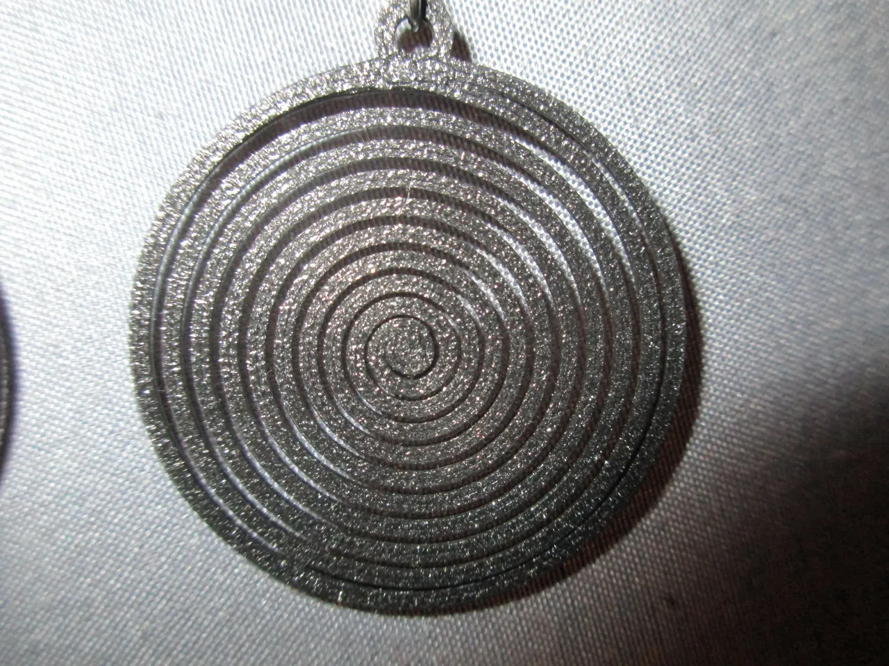 Delicate Spiral Earrings view 2