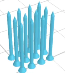 80 mm Golf Tees (12 Pack)