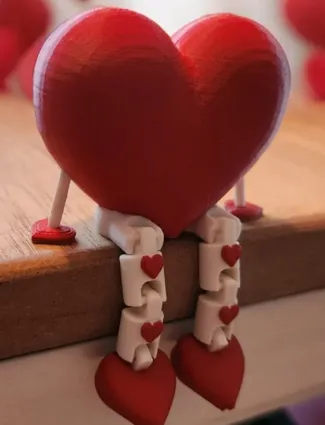 Flexi Heart With Legs