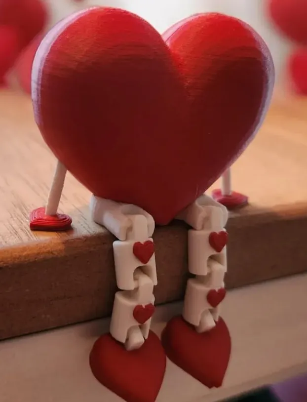 Flexi Heart With Legs