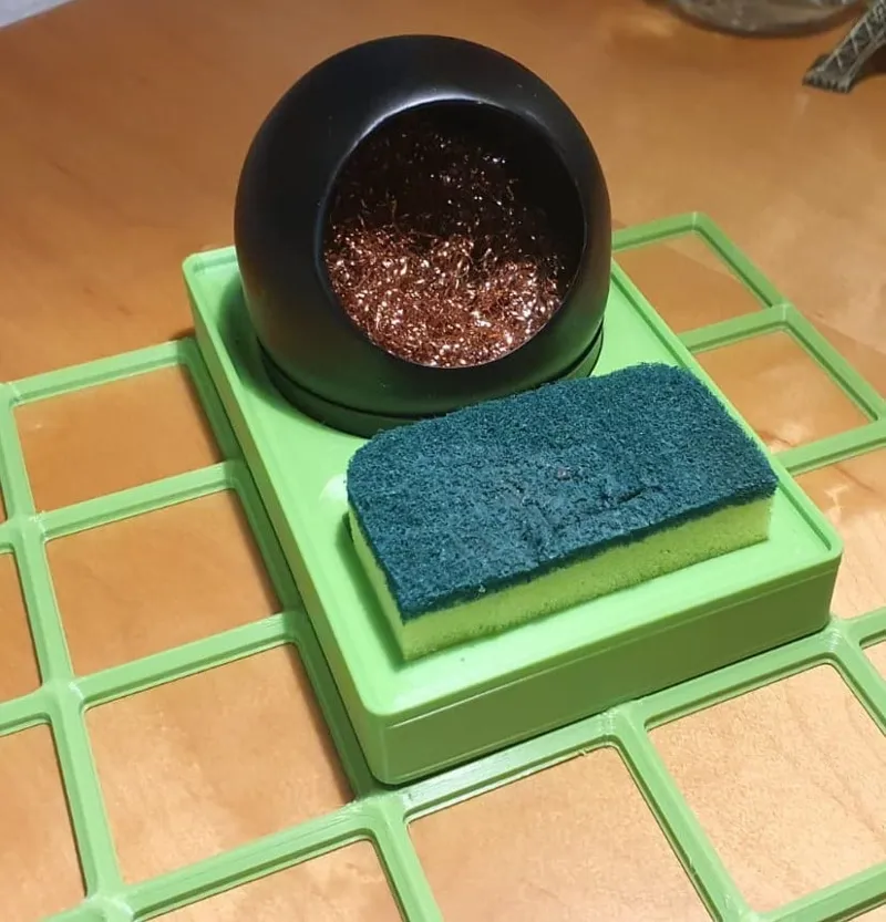 [Gridfinity] Soldering iron cleaning station