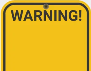 Customizable Warning Sign