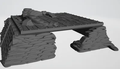 Wargaming sandbag fortification