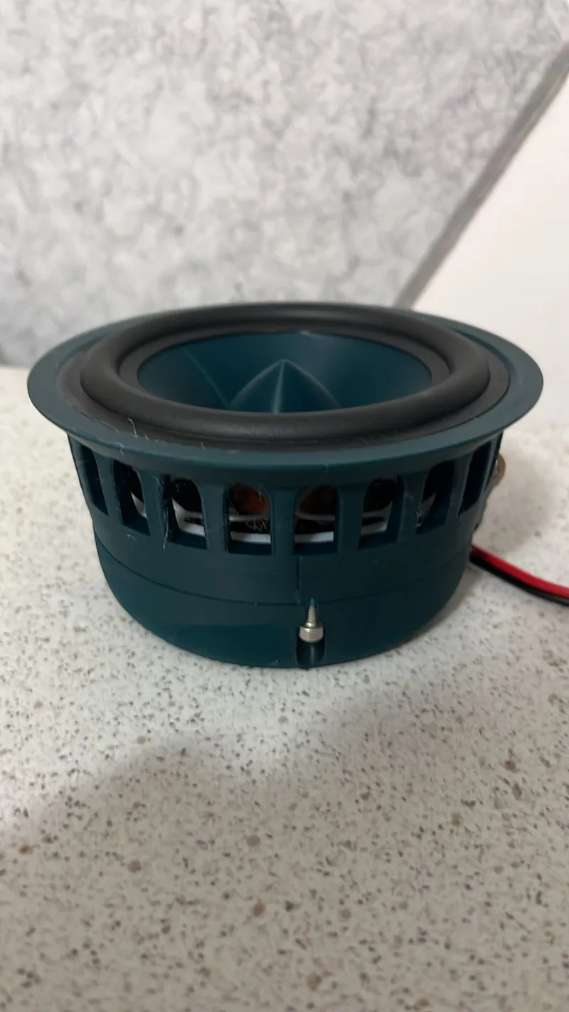 Kepler 3D-Printed 4 Inch Full-range Speaker Driver