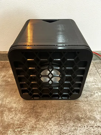 3D Printed Isobaric Loaded Subwoofer - Loudspeaker