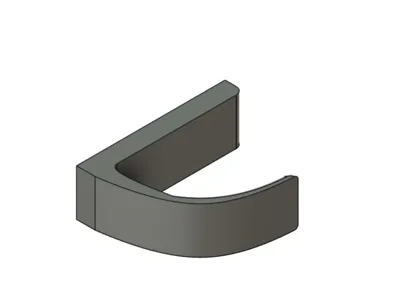 Cap Holder that uses double sided sticky tape