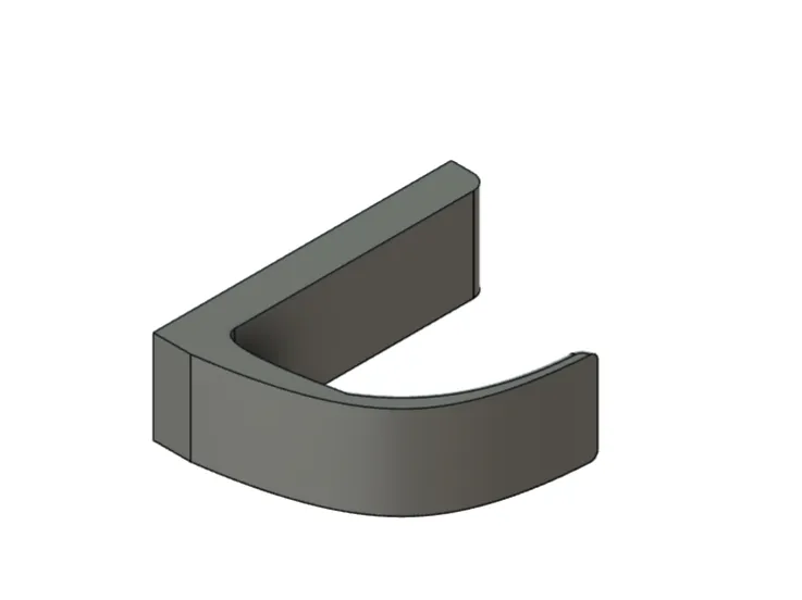 Cap Holder that uses double sided sticky tape