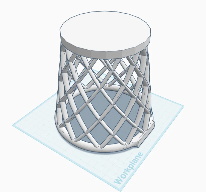 Basketball hoop trash can