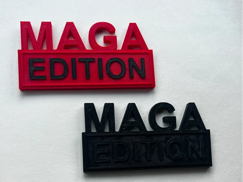 MAGA Edition Vehicle Emblem