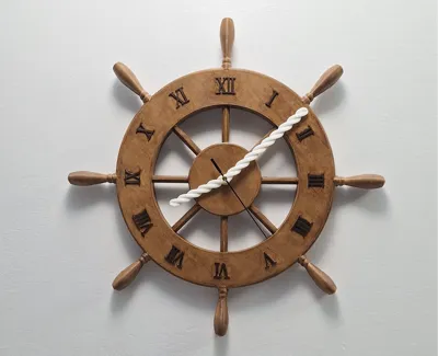 Ship's Wheel Clock