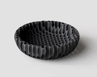 See Through Hex Bowl