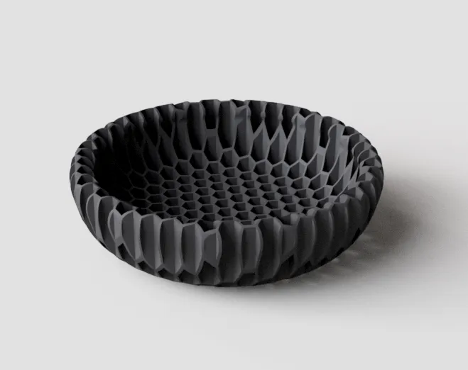 See Through Hex Bowl