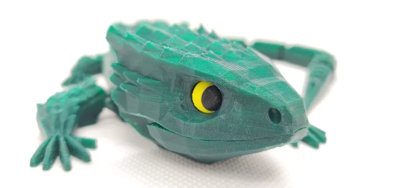 Eyes with pupil for Red-Eyed Crocodile Skink