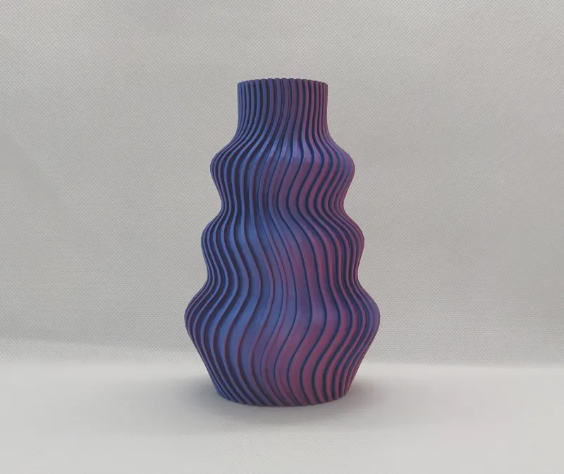 Vase #2 freeform twisted
