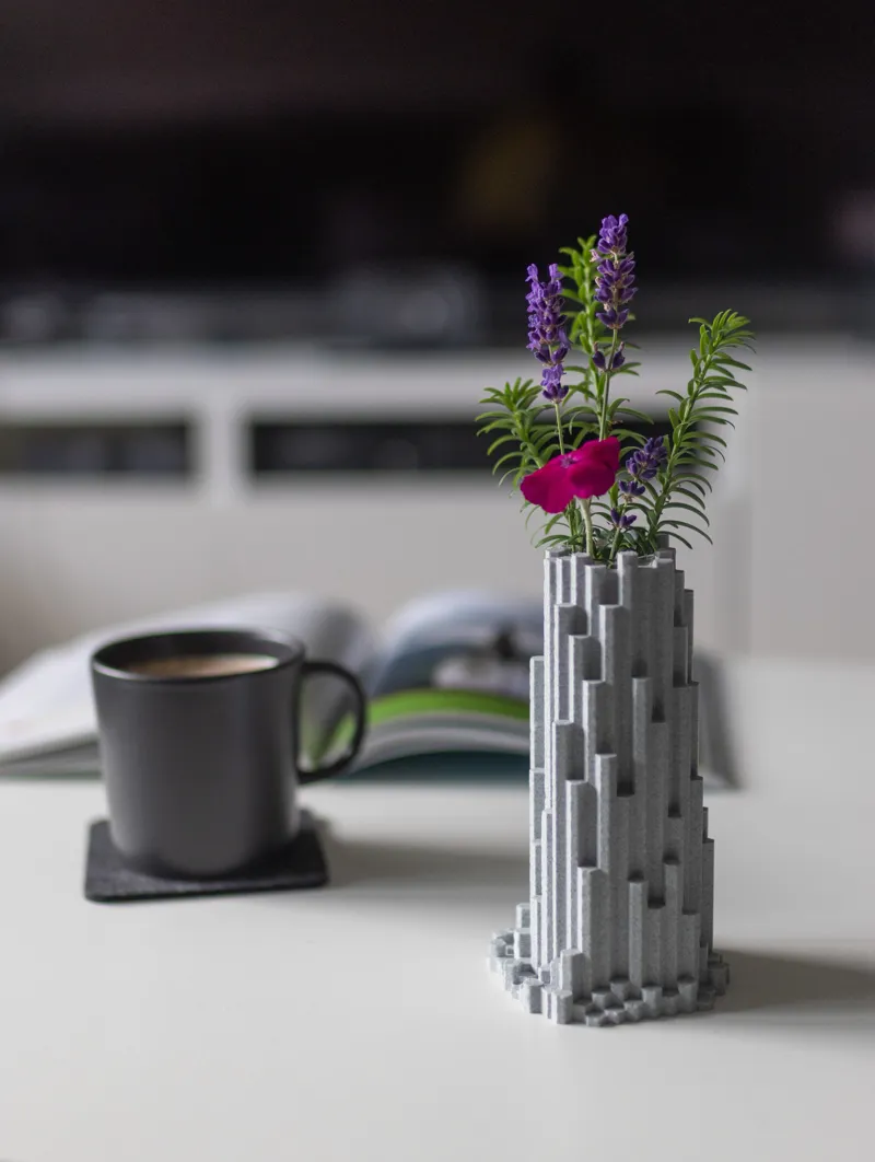 Vase #10 - Basalt Columnar Joints