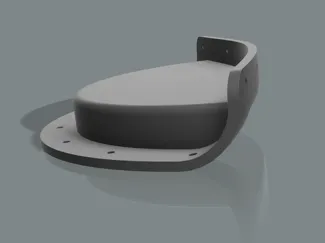 Delorean Fuel Tank Extended Cover