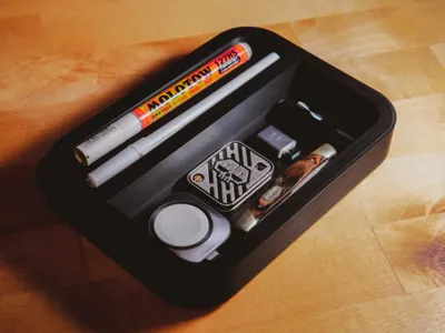 Modern Catch-All Desk Tray