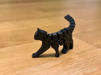 Flexi Cat for Keychain