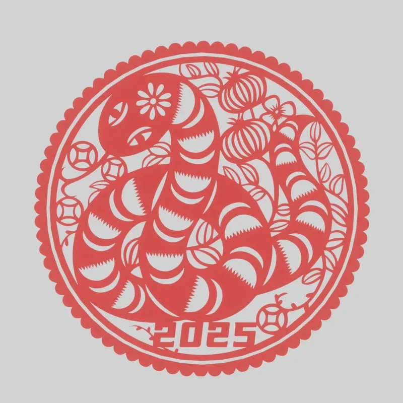2025金蛇窗花01