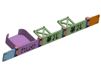 19" 1U rack mount for Raspberry Pi / Hue Bridge