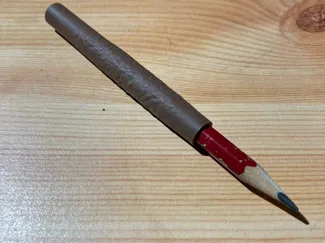 Pencil extender with texture