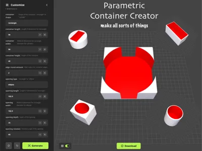 Parametric Container Creator