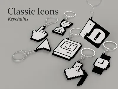 Macintosh Icons Keychains